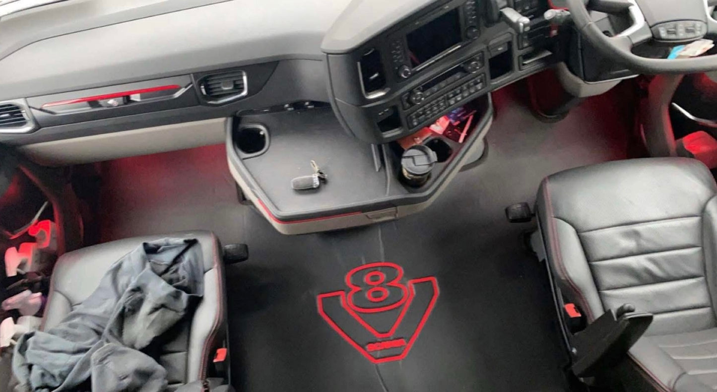 Red v8 mat S series RHD
